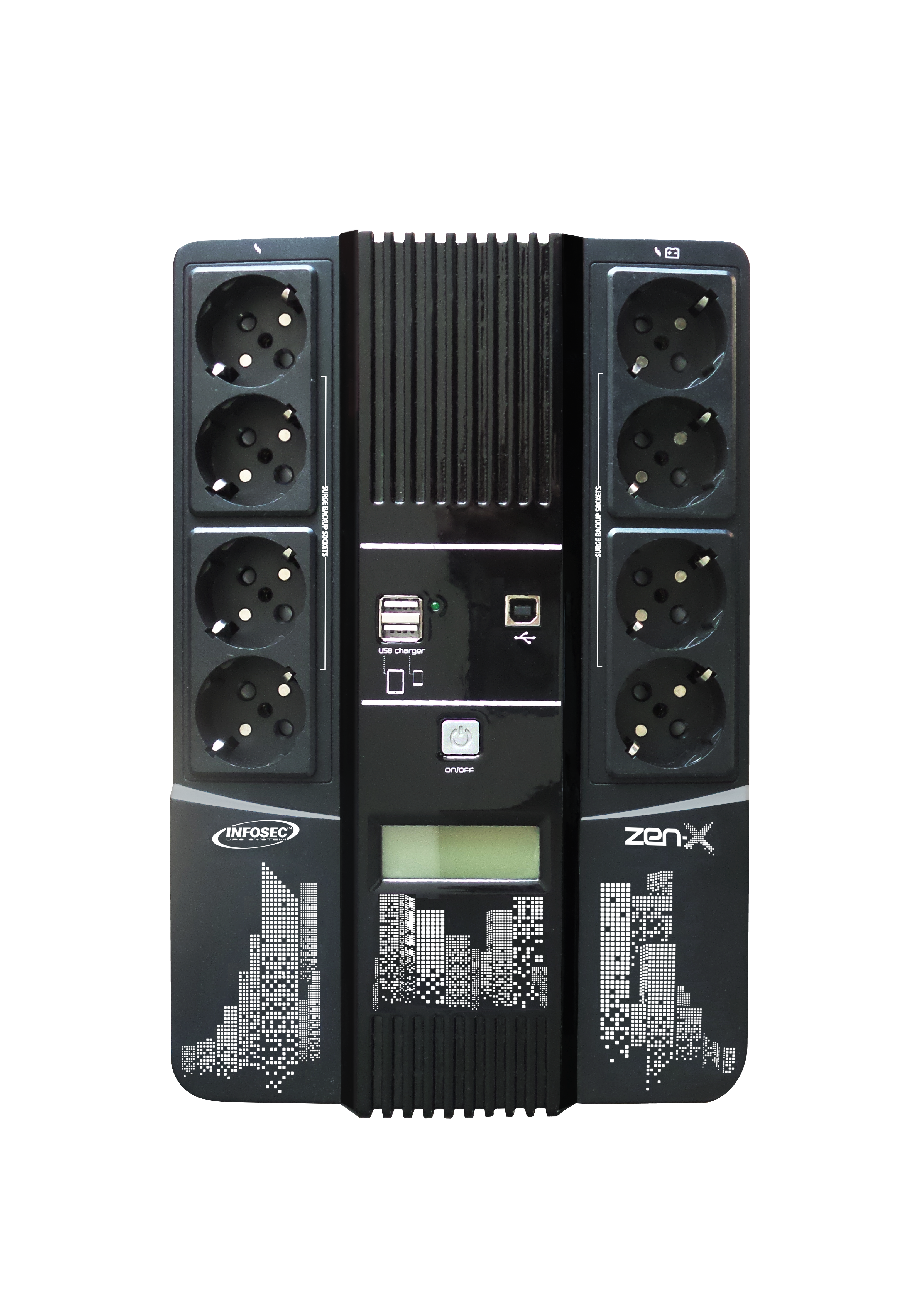 Zen-X 1000 FR/SCHUKO - Onduleur Line Interactive 1000 VA 8 Prises FR/SCHUKO